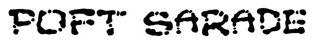 Poft Sarade font