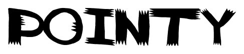 Pointy font