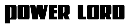 Power Lord font