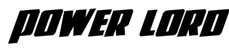 Power Lord font