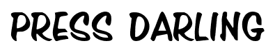 Press Darling font