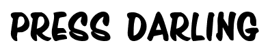 Press Darling font