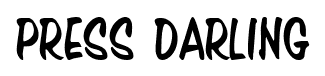 Press Darling font