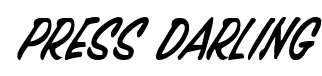 Press Darling font