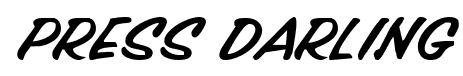 Press Darling font