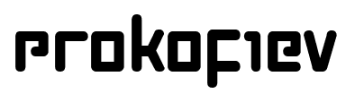 Prokofiev font