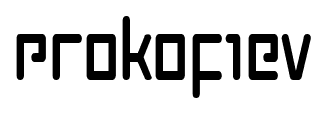 Prokofiev font