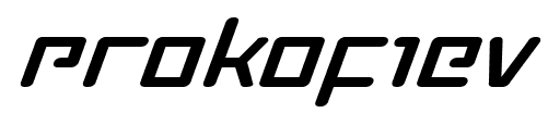Prokofiev font