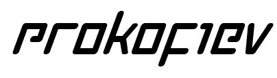 Prokofiev font