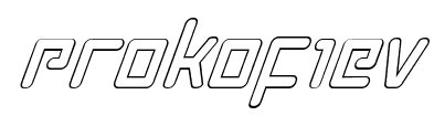 Prokofiev font