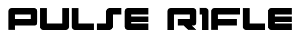 Pulse Rifle font