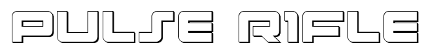 Pulse Rifle font