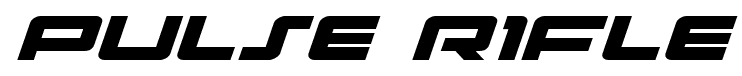 Pulse Rifle font
