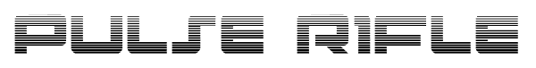 Pulse Rifle font