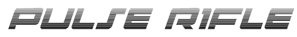 Pulse Rifle font