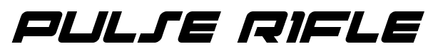 Pulse Rifle font