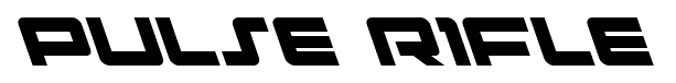 Pulse Rifle font