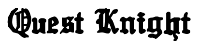 Quest Knight font