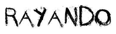 Rayando font