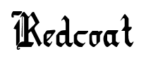 Redcoat font