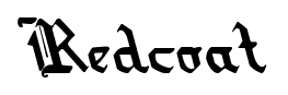 Redcoat font
