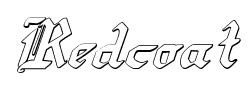 Redcoat font