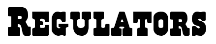 Regulators font