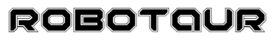 Robotaur font