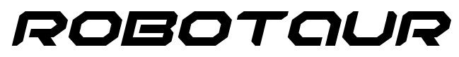Robotaur font