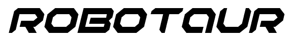 Robotaur font