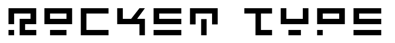 Rocket Type font