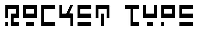 Rocket Type font