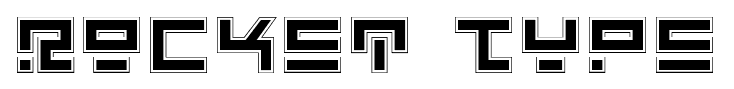 Rocket Type font