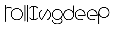 Rollingdeep font