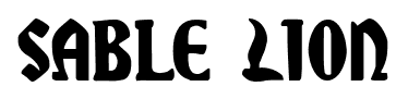 Sable Lion font