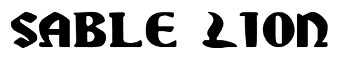 Sable Lion font