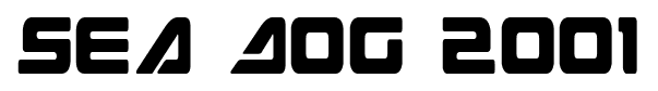 Sea Dog 2001 font