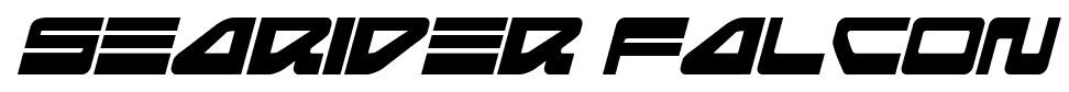 Searider Falcon font