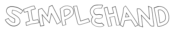 Simplehand font