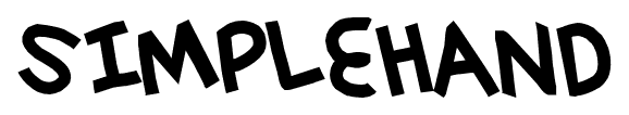 Simplehand font
