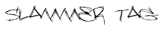 Slammer Tag font