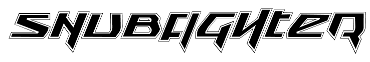 Snubfighter font