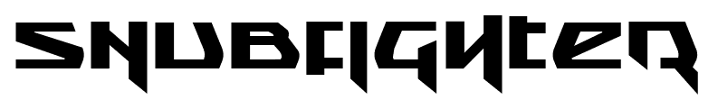 Snubfighter font