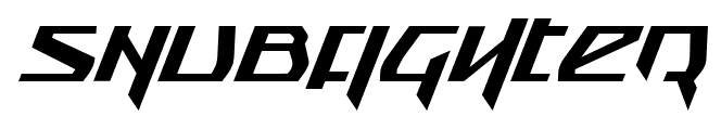 Snubfighter font