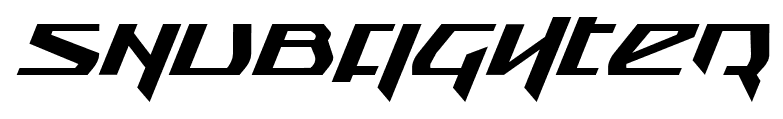 Snubfighter font
