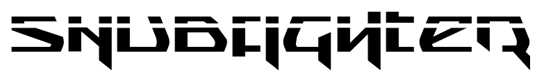 Snubfighter font