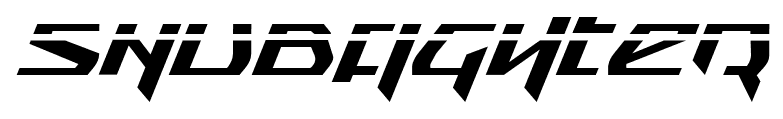Snubfighter font