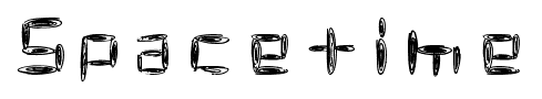 Spacetime font