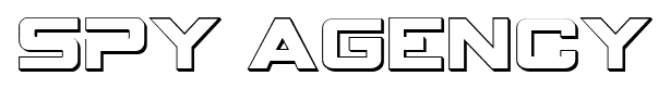 Spy Agency font