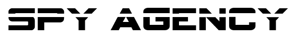 Spy Agency font